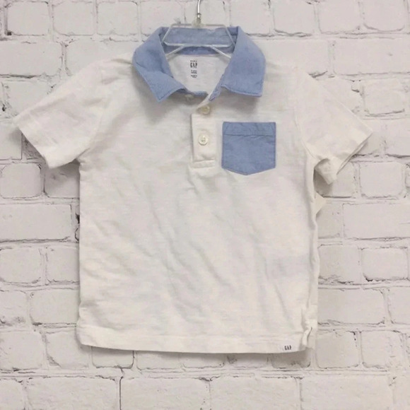 Baby Gap Boys Collar Short Sleeve Top size 2T - Picture 1 of 5